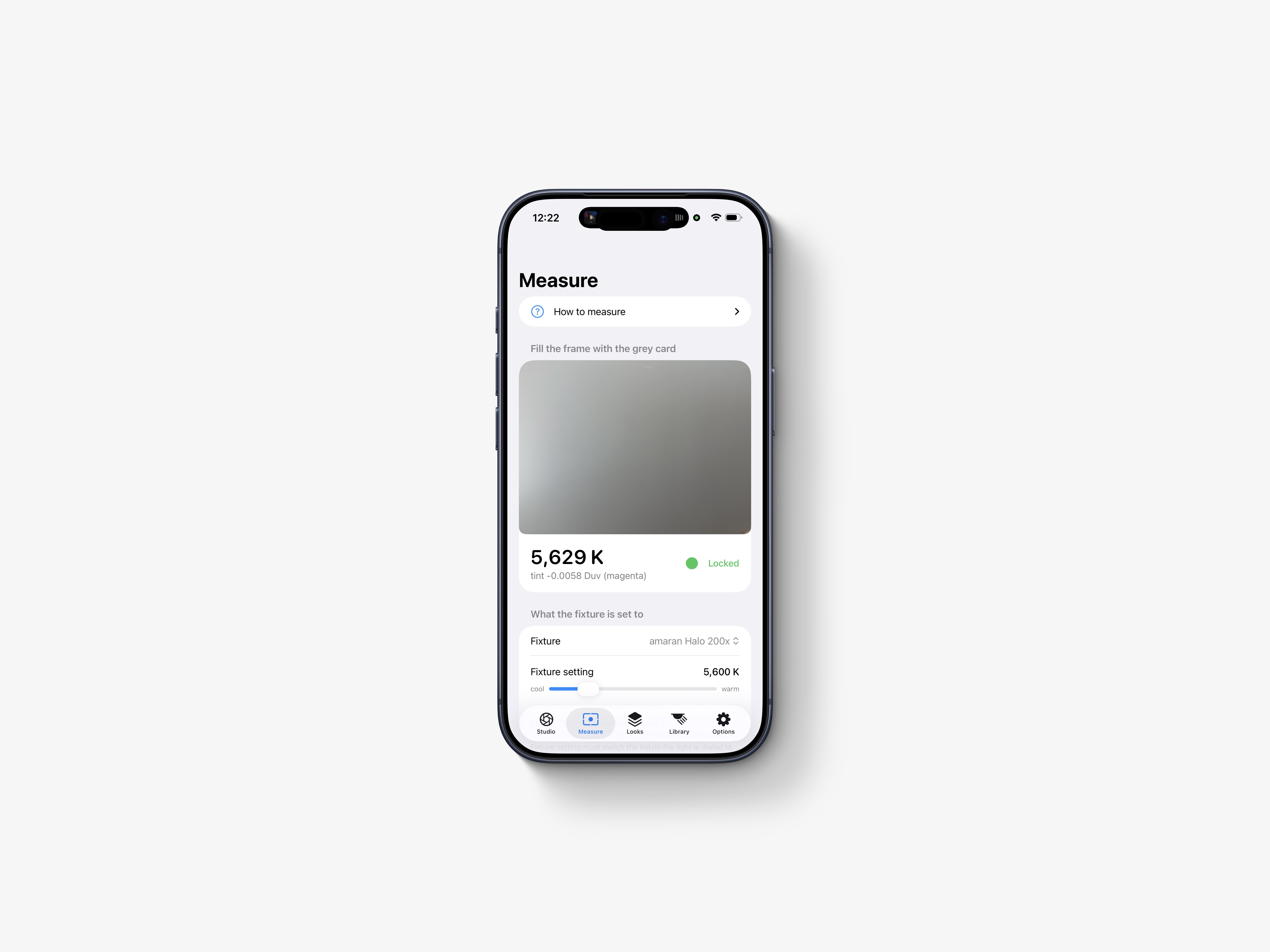 Measure — grey-card calibration — Metering how a light really renders