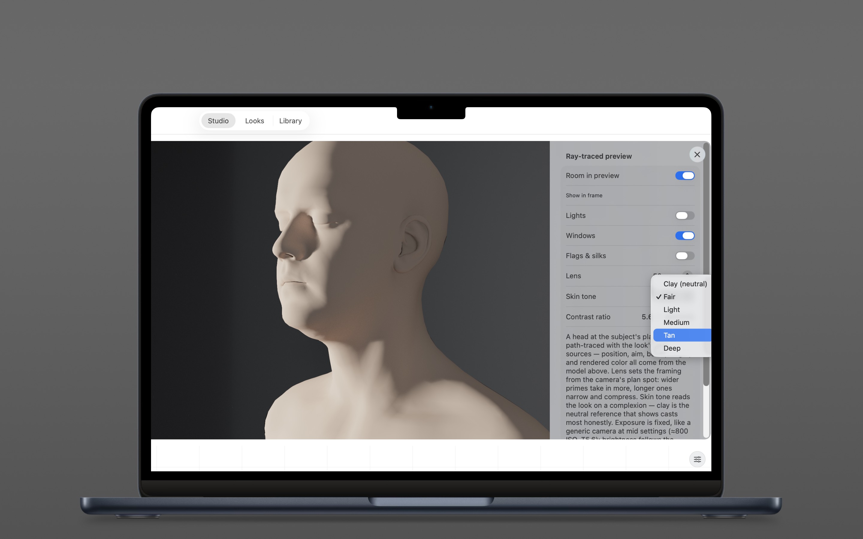 Preview — skin tone — Reads color on real complexions